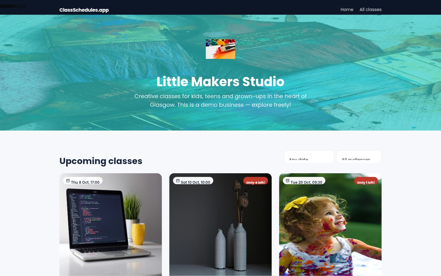 A beautiful page that sells for you